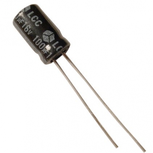 خازن 100uF 16V