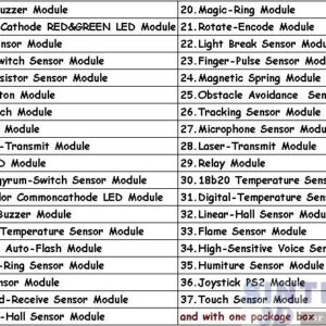 Arduino 37 Sensor Kit