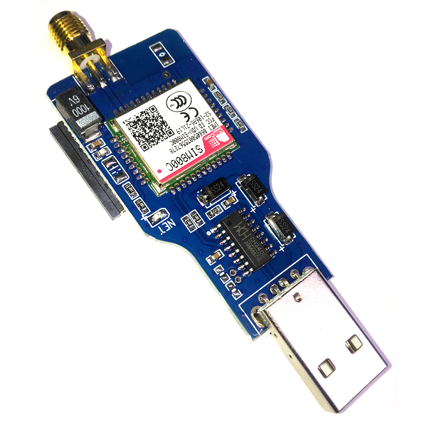 ماژول جی اس ام /جی پی آر اسSIM800C با پورت USB