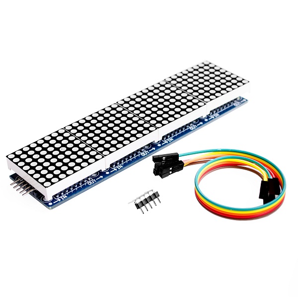 MAX7219 DOT MATRIX MODULE 4*1-red