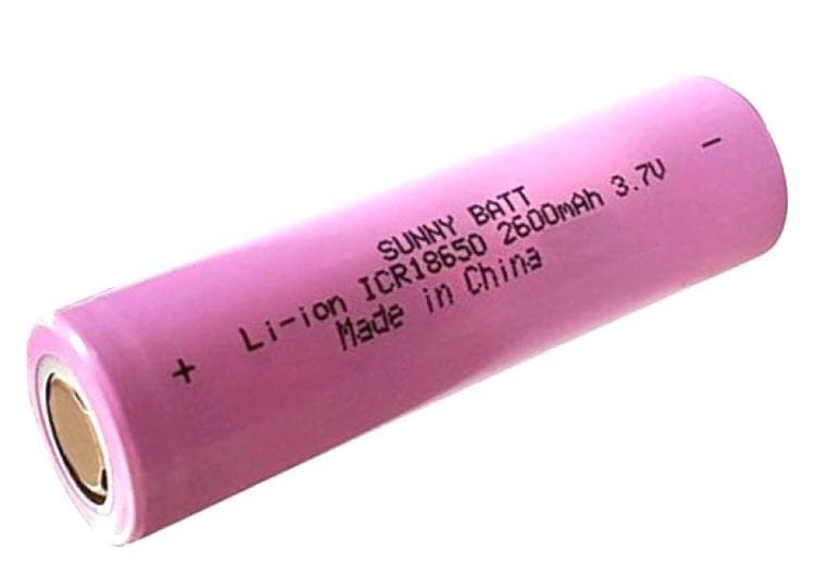 Battery 18650 2600mAh SUNNY