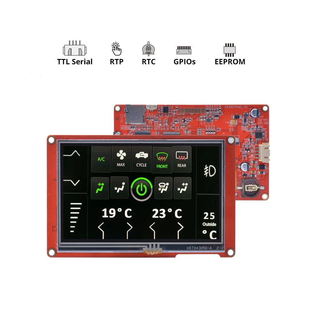 NX4827P043_011R Nextion intelligent 4.3 inch