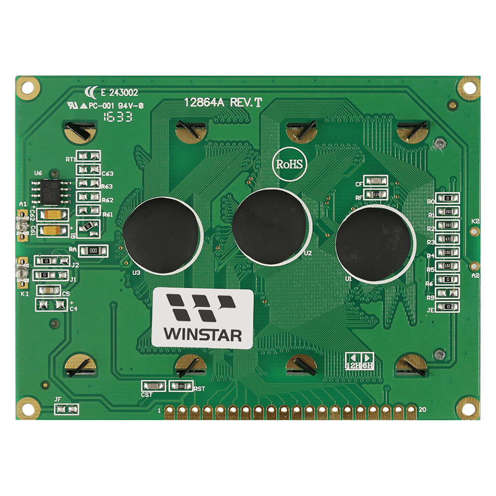 WG12864A LCD 64*128 Winstar Blue