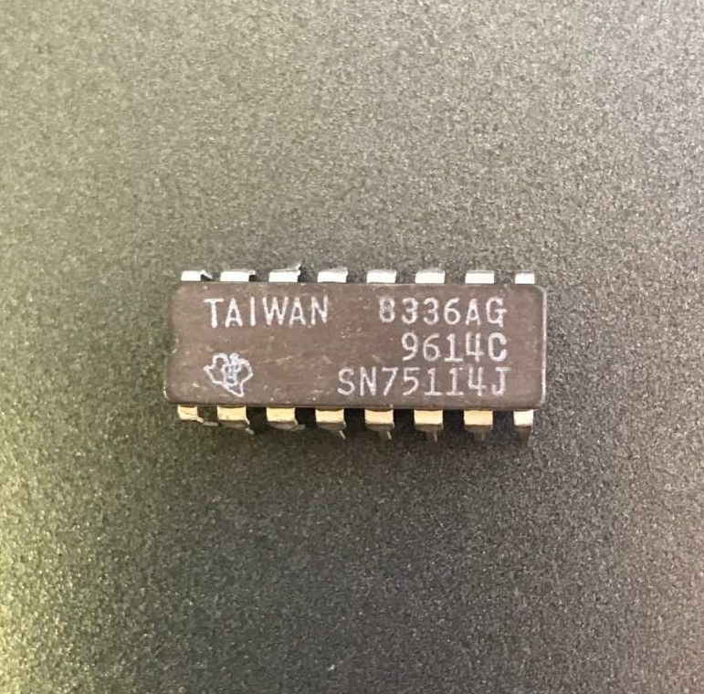 SN75114J Dual differential line drivers