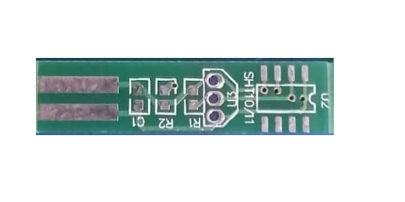 Temperature And Humidity Sensor SHT PCB