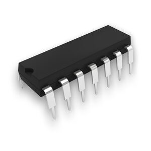 Dual 4-Stage Binary Ripple Counter