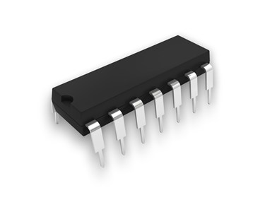 Dual 4-Stage Binary Ripple Counter
